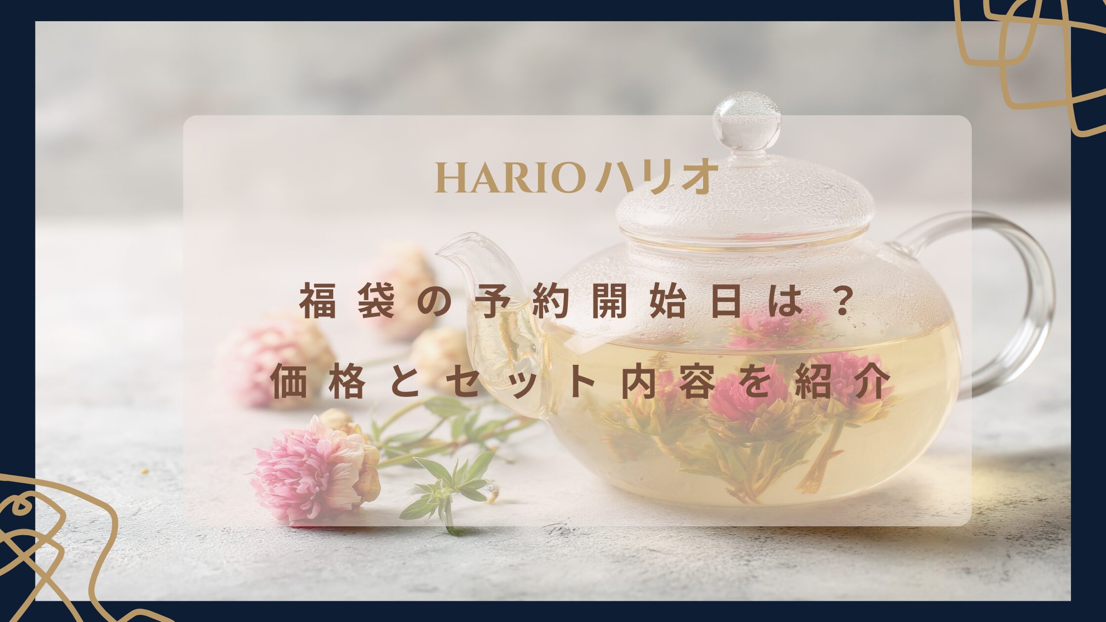 【2026年】HARIO福袋の予約開始日は？価格とセット内容を紹介