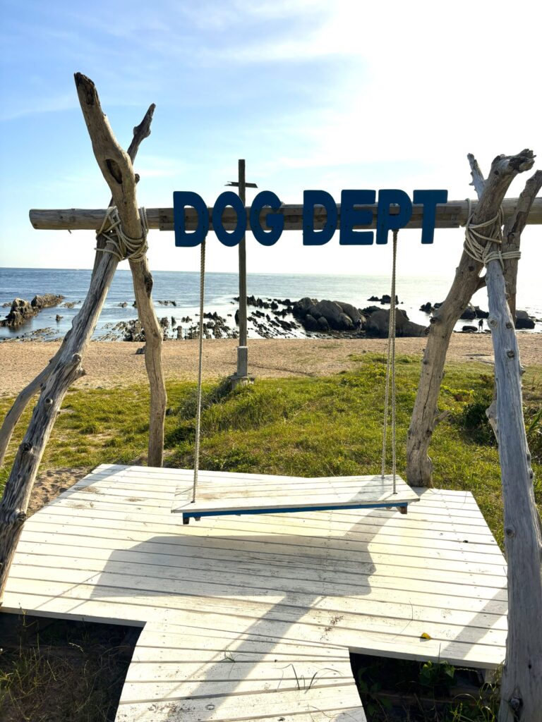 THE DOG DEPT GARDEN RESORT 安房白浜 柵付きサイト 犬連れキャンプ