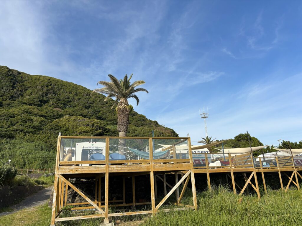 THE DOG DEPT GARDEN RESORT 安房白浜 柵付きサイト 犬連れキャンプ